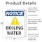 Signmission Boiling Water, 7 in W x Rectangle, Plastic OS-2PACK-NS-P-710-V-10377 - alternate 5